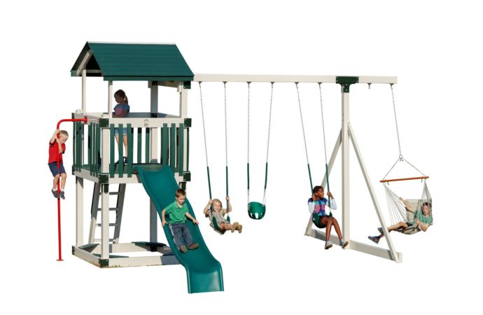 Busy Basecamp Swing Sets