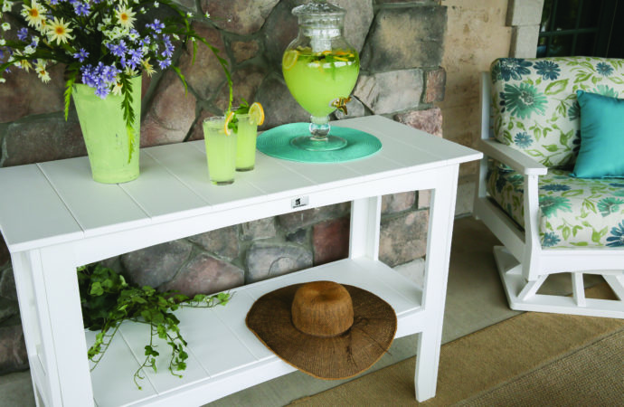 Outdoor Buffet table