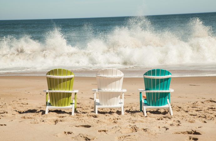 Adirondack Poly beach chairs.