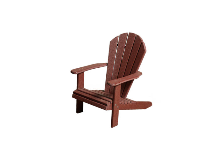 Poly Adirondack lawn chair.