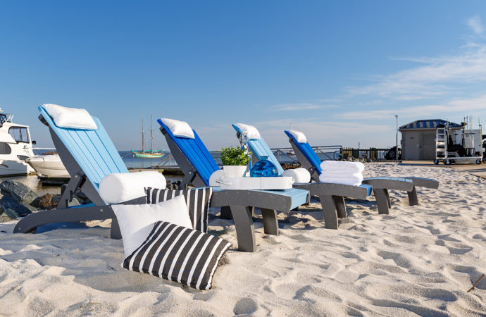 Poly Beach chairs.