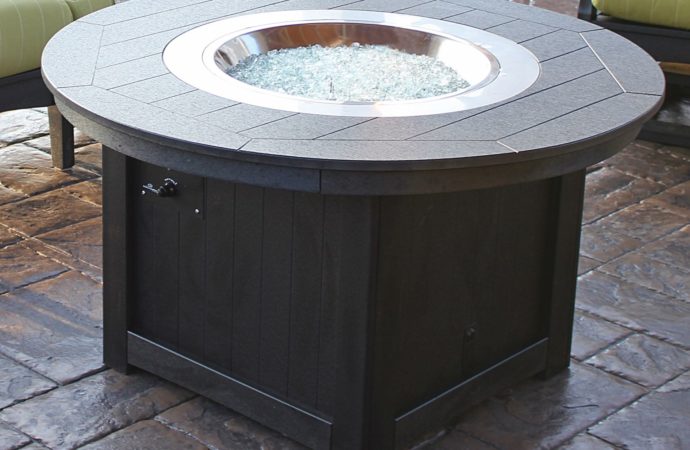 Donoma 44" Round Fire Table