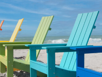 Outdoor adirondacks for sale - tropical colors